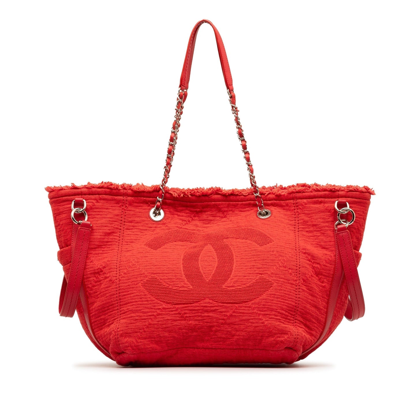 CHANEL Large Double Face Shopping Tote Satchel