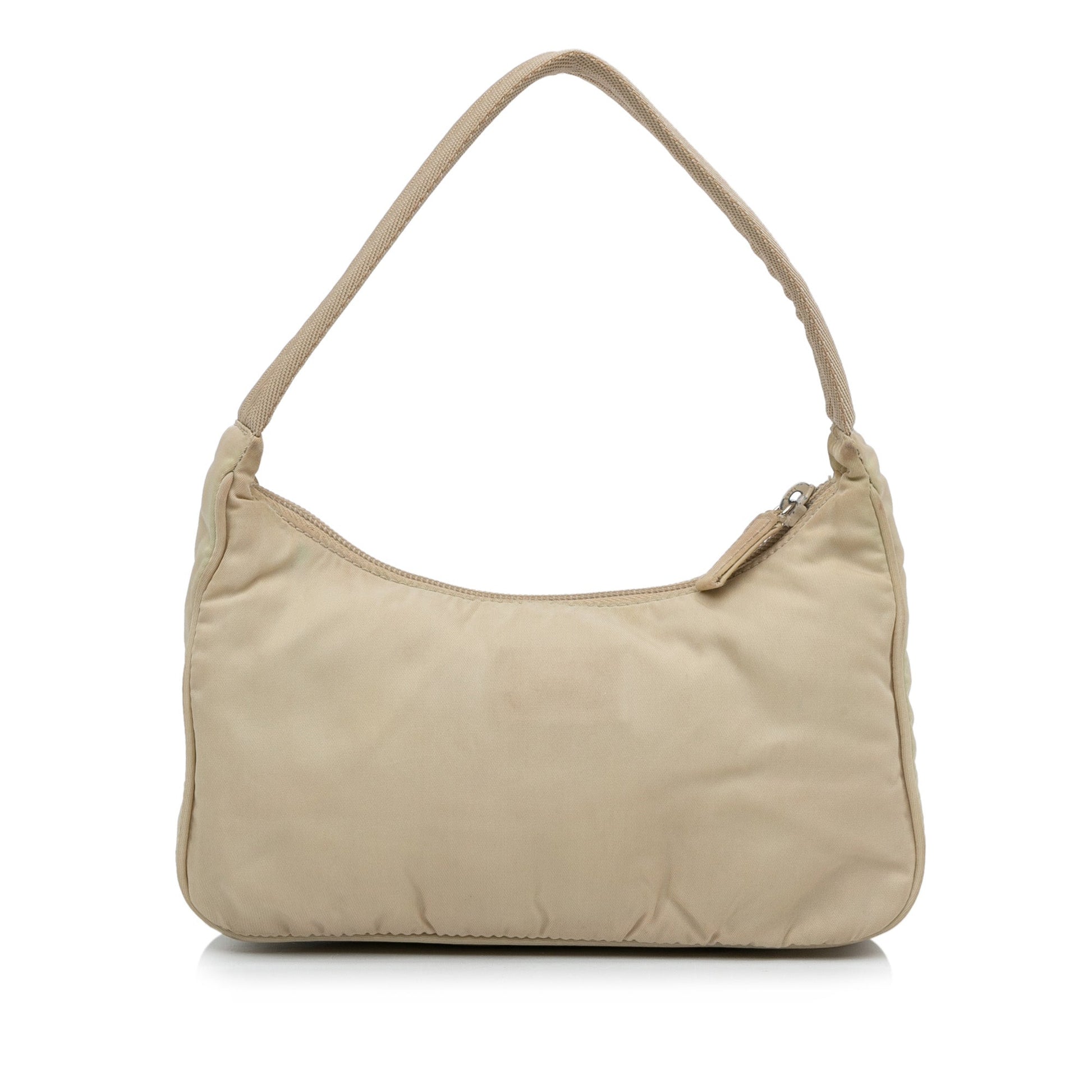 Prada Prada Tessuto Baguette Brown Nylon Canvas Travel Bag