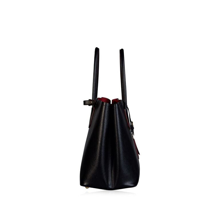 Prada Cuir Double Bag Saffiano Tote Bag