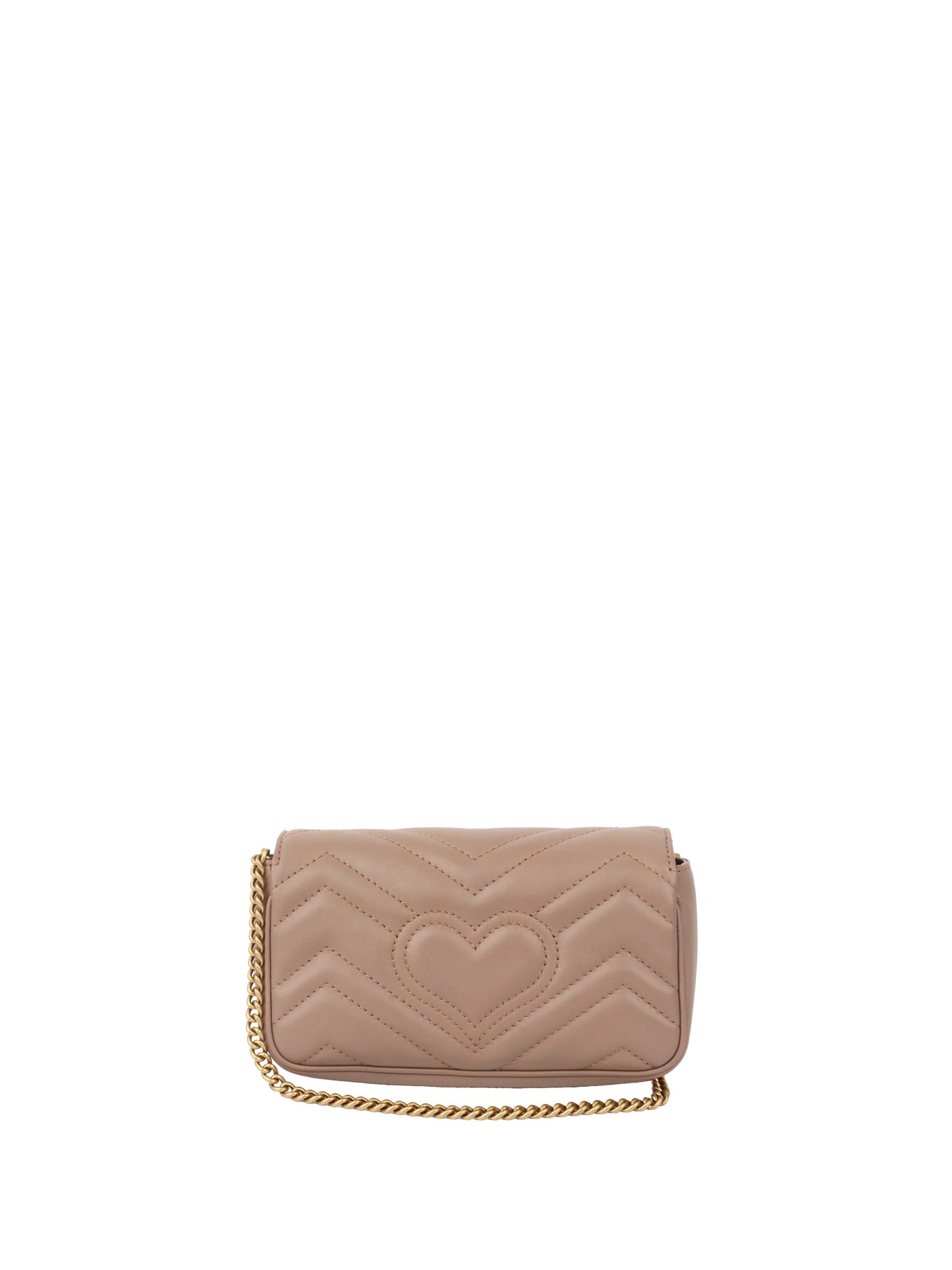Gucci Dusty Pink Super Mini Marmont Matelasse.