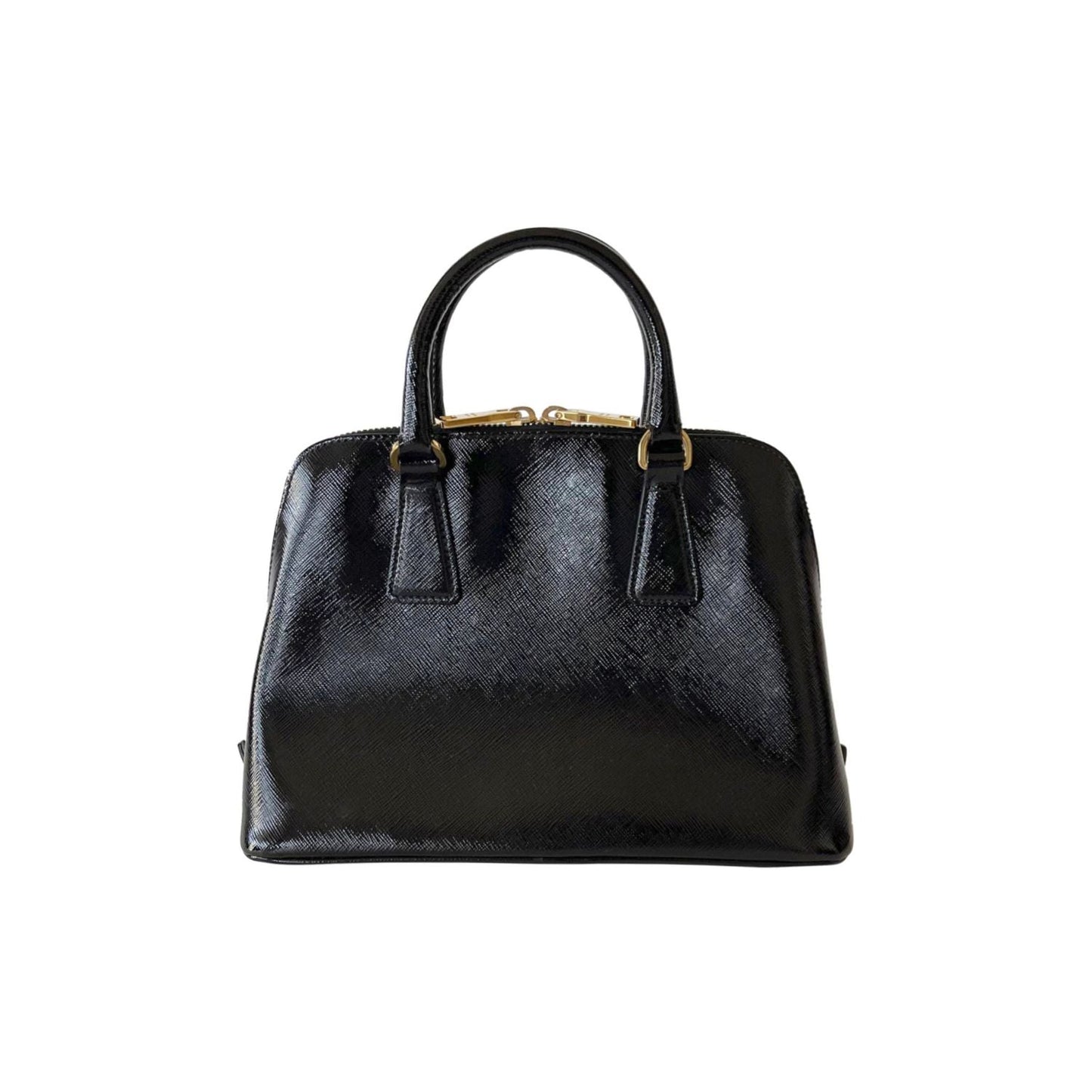 Prada Vernice Promenade Bag Saffiano Small Travel Bag