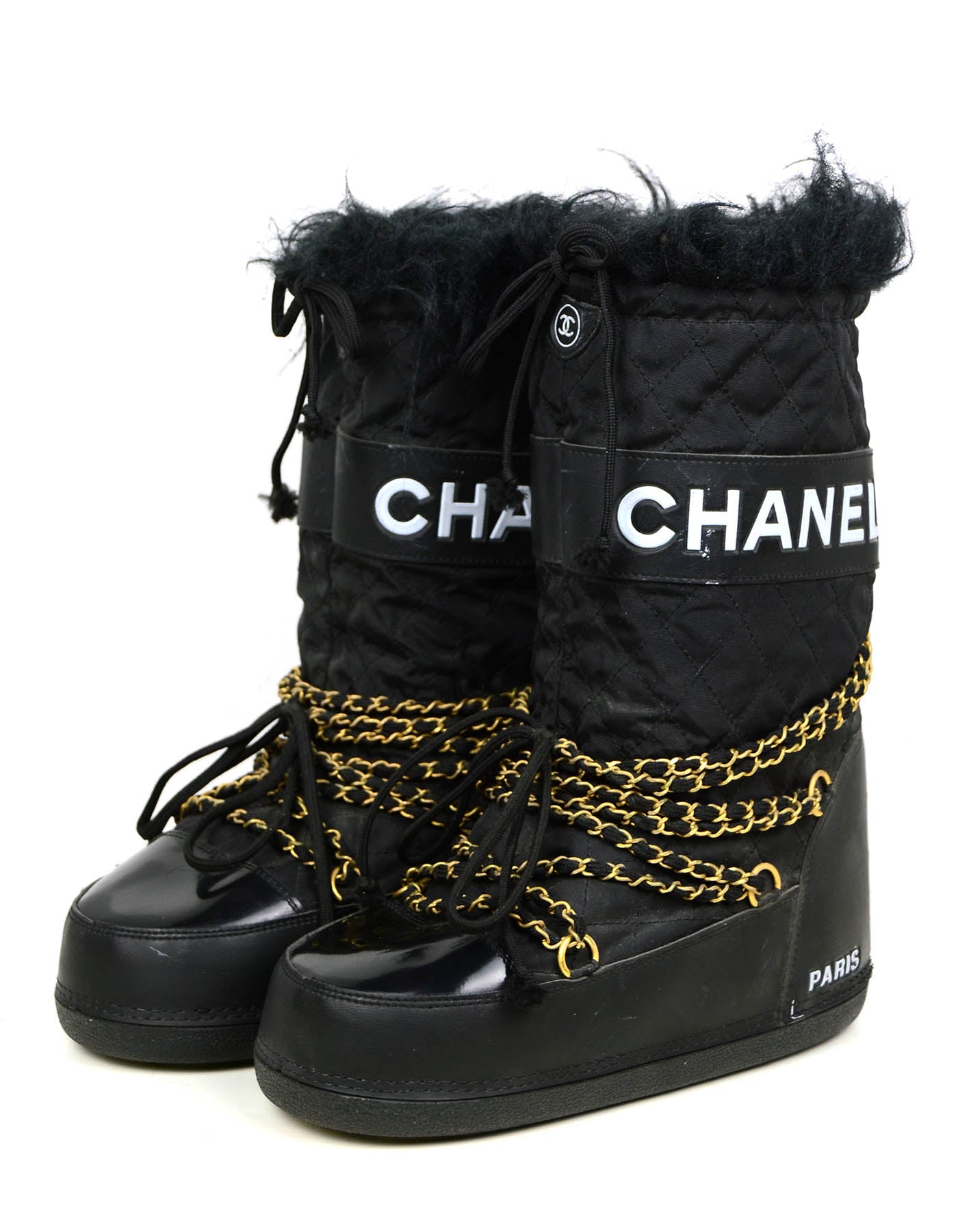 Chanel Iconic 90’s Moon Boots Sz 41 43 for Women