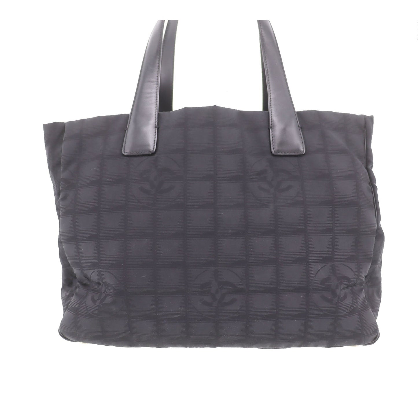 CHANEL New Travel Line Tote Bag Black Nylon #CG704