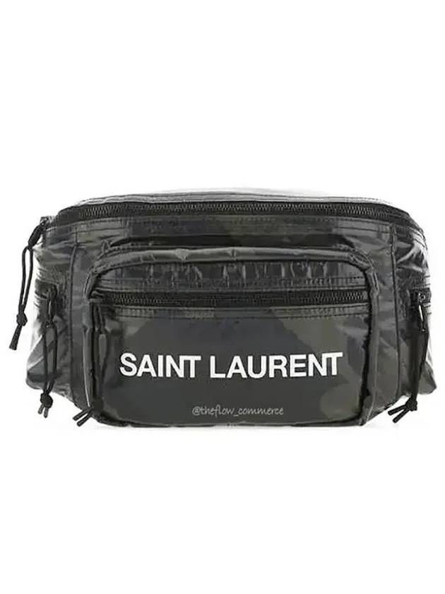 YSL Saint Laurent Luxury Trending Nuxx Cross Bag Camo Nylon Logo Travel Bag