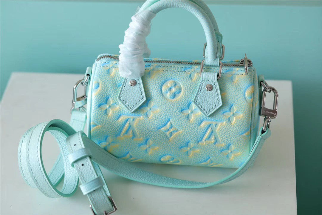 Top Quality Nano Speedy Empreinte Vert D& Monogram Green Crossbody Bag
