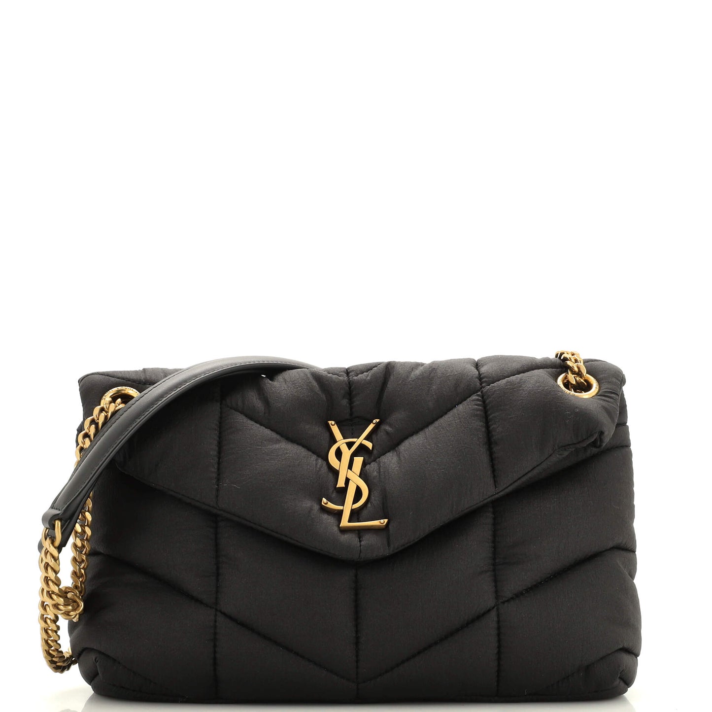 YSL Saint Laurent Luxury Trending Loulou Puffer Shoulder Bag Nylon Quilted Small