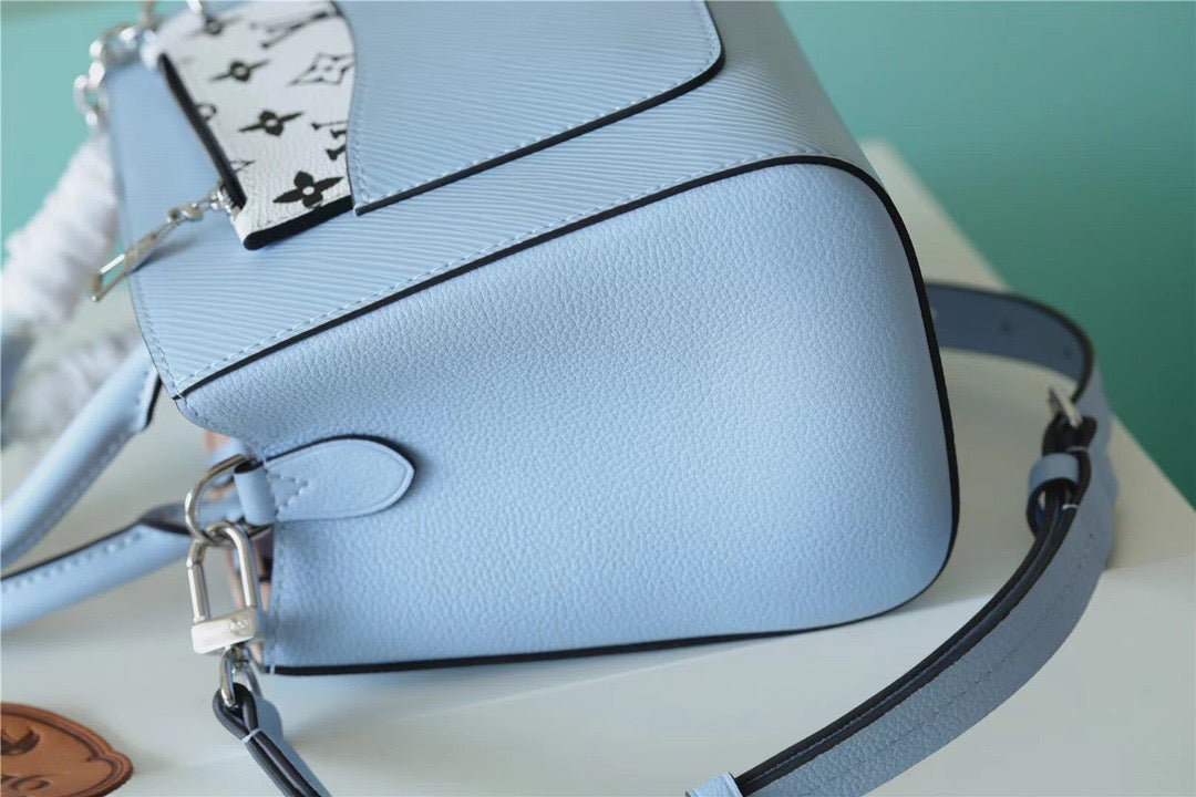 Top Quality Marelle Epi Bleu Nuage For Blue Crossbody Bag