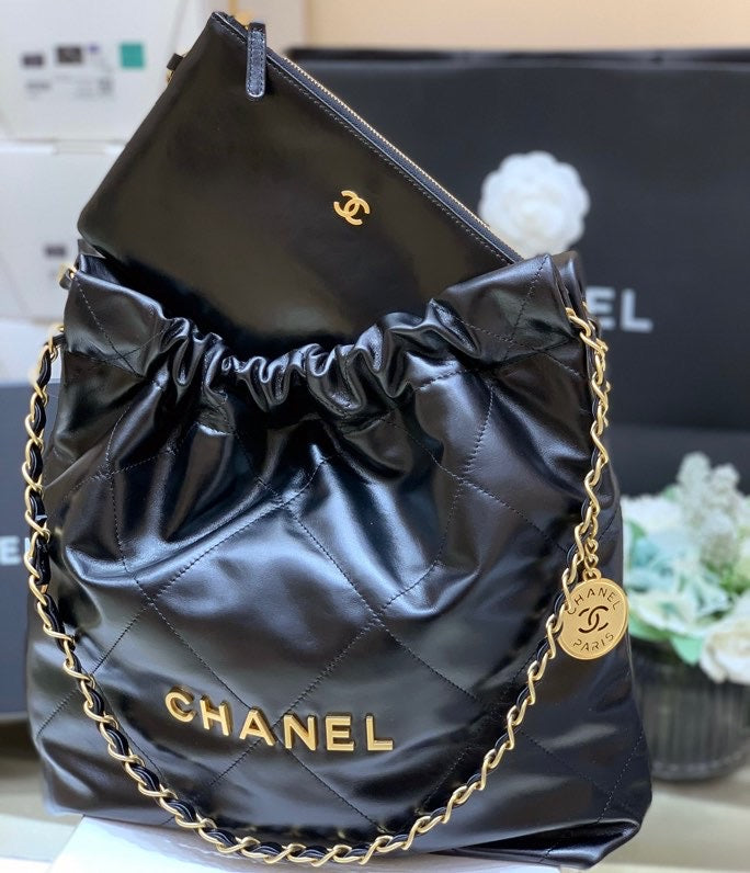 CHL 22 14in 37cm B08037 Black Handbag