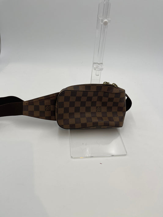 Louis Vuitton Damier Ebene Belt Bag   - Brown Crossbody Bags, Handbags AG463O