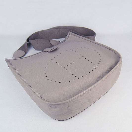 Hermes Luxury Evelyne I Handbag Grey Silver Travel Bag
