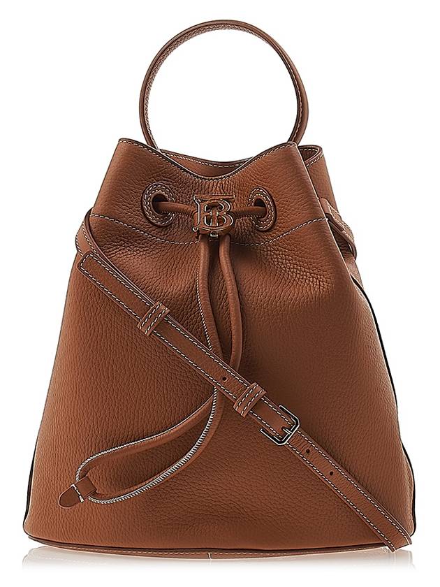 Burberry Luxury Tb Bag Leather Brown Small Bucket Bag