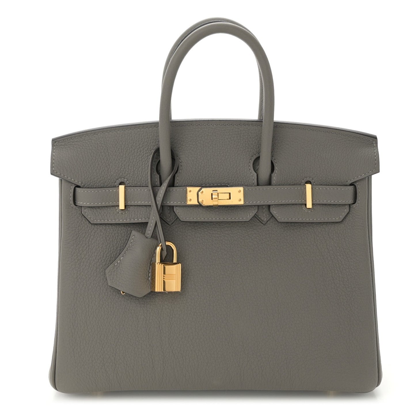 Hermes Togo Birkin Gris Meyer Handbag Travel Bag
