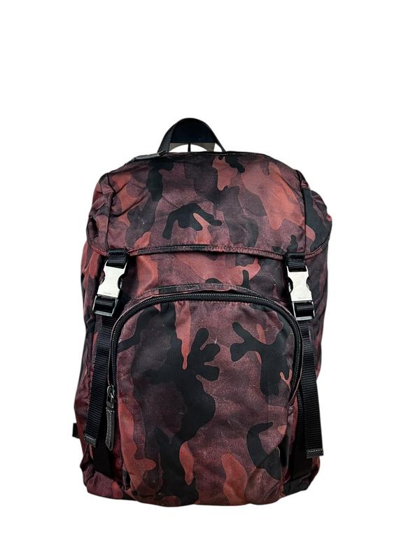 Prada Handbag Camouflage Backpack Nylon