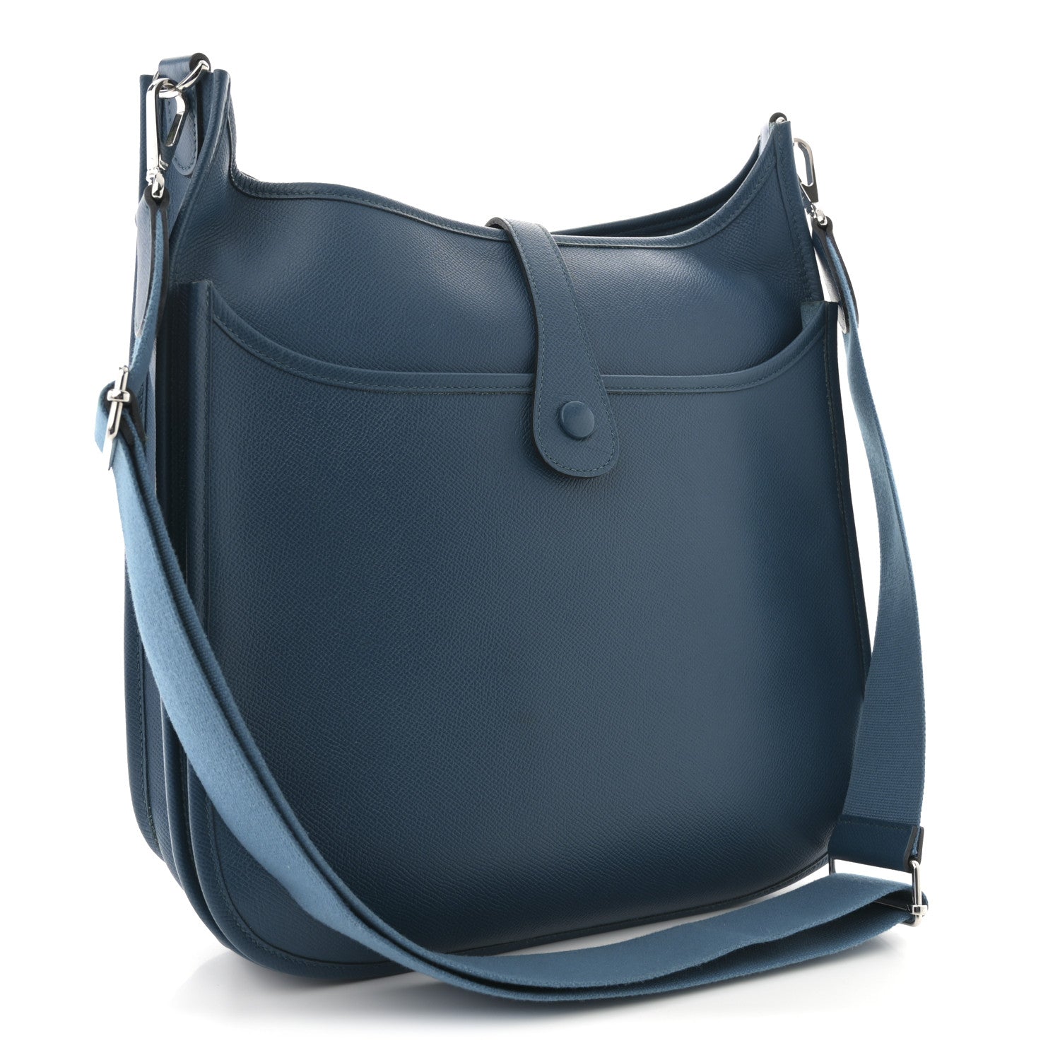 Hermes Epsom Evelyne Iii Gm Cobalt Handbag Travel Bag