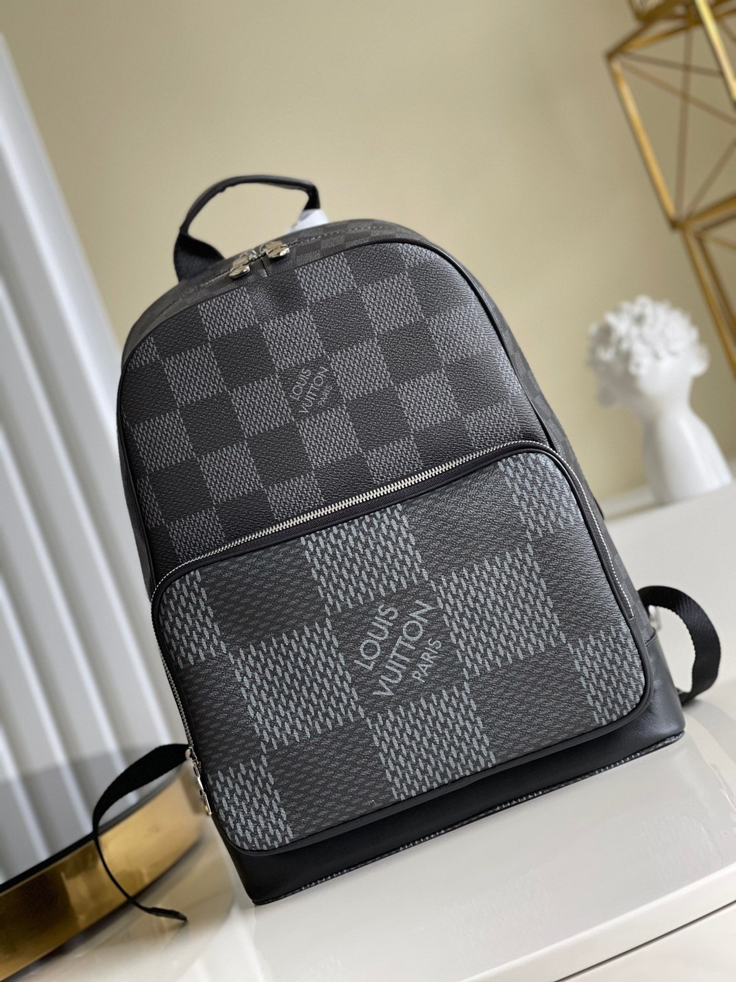 Top Quality Campus Backpack Damier Graphite 3D Canvas