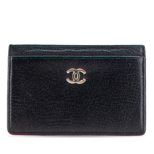 Chanel Coco Mark Leather Card Case Bag