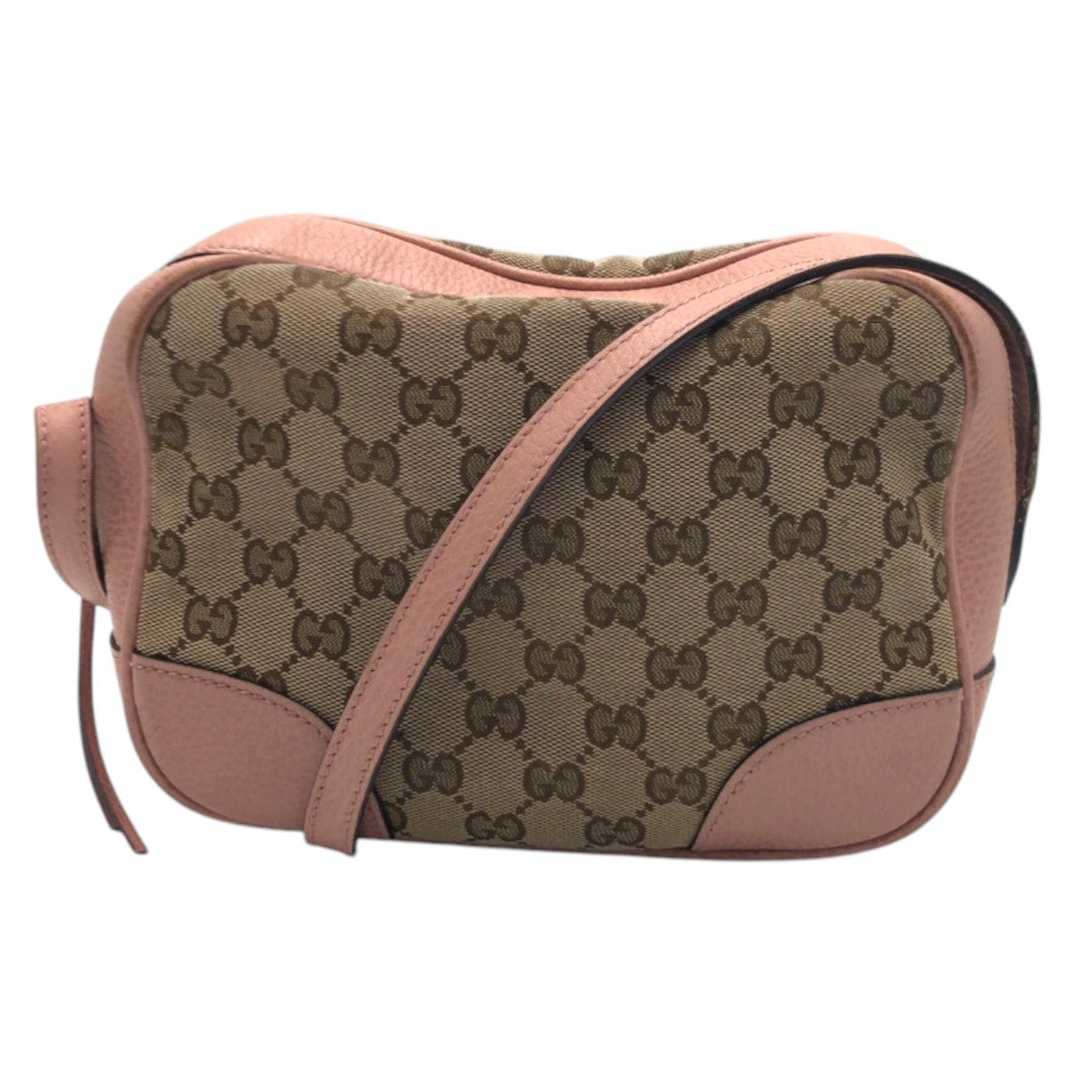 Gucci GG pattern Canvas Brown Beige Pink Shoulder Bag