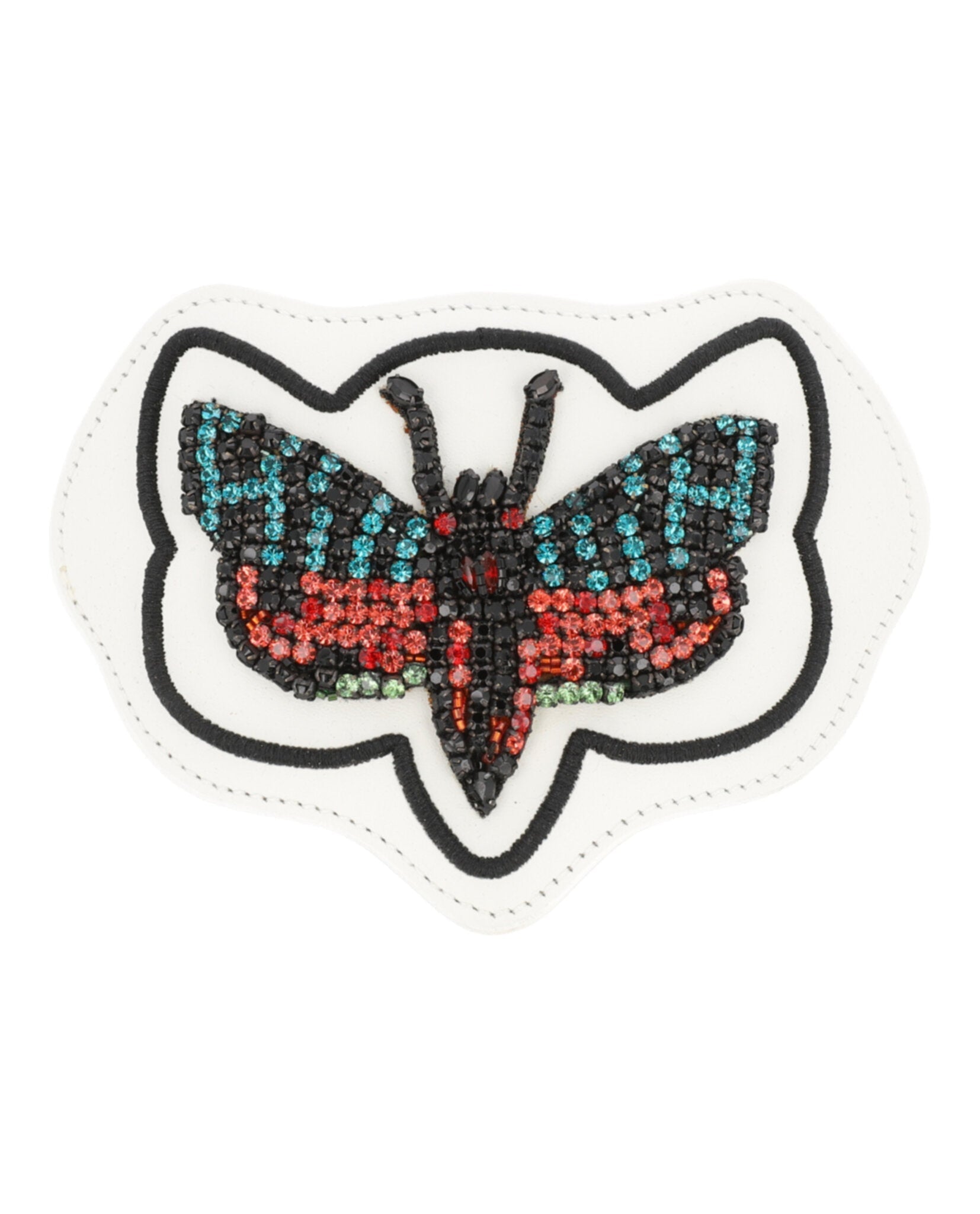 Gucci Womens Crystal Tropical Butterfly Ace Sneaker Patch