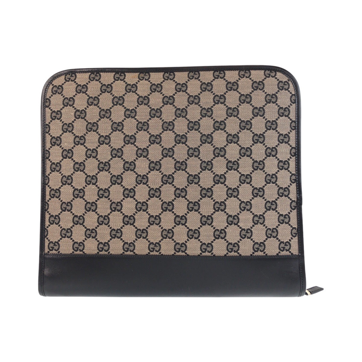 Gucci Business 019 GG Canvas Black Beige Travel Bag