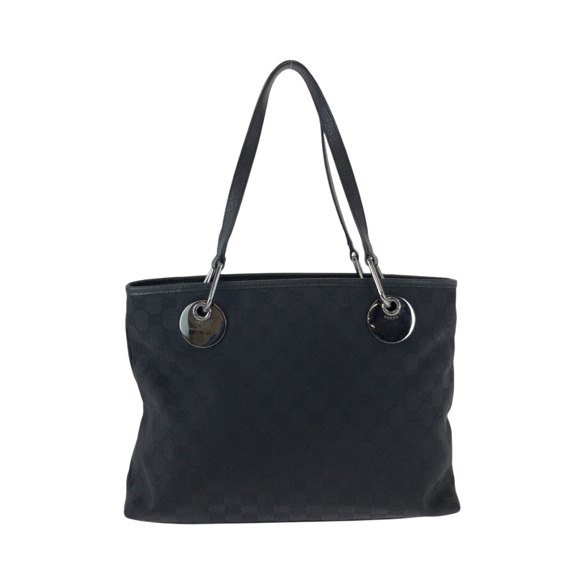 Gucci GG Canvas Black Tote Bag 2