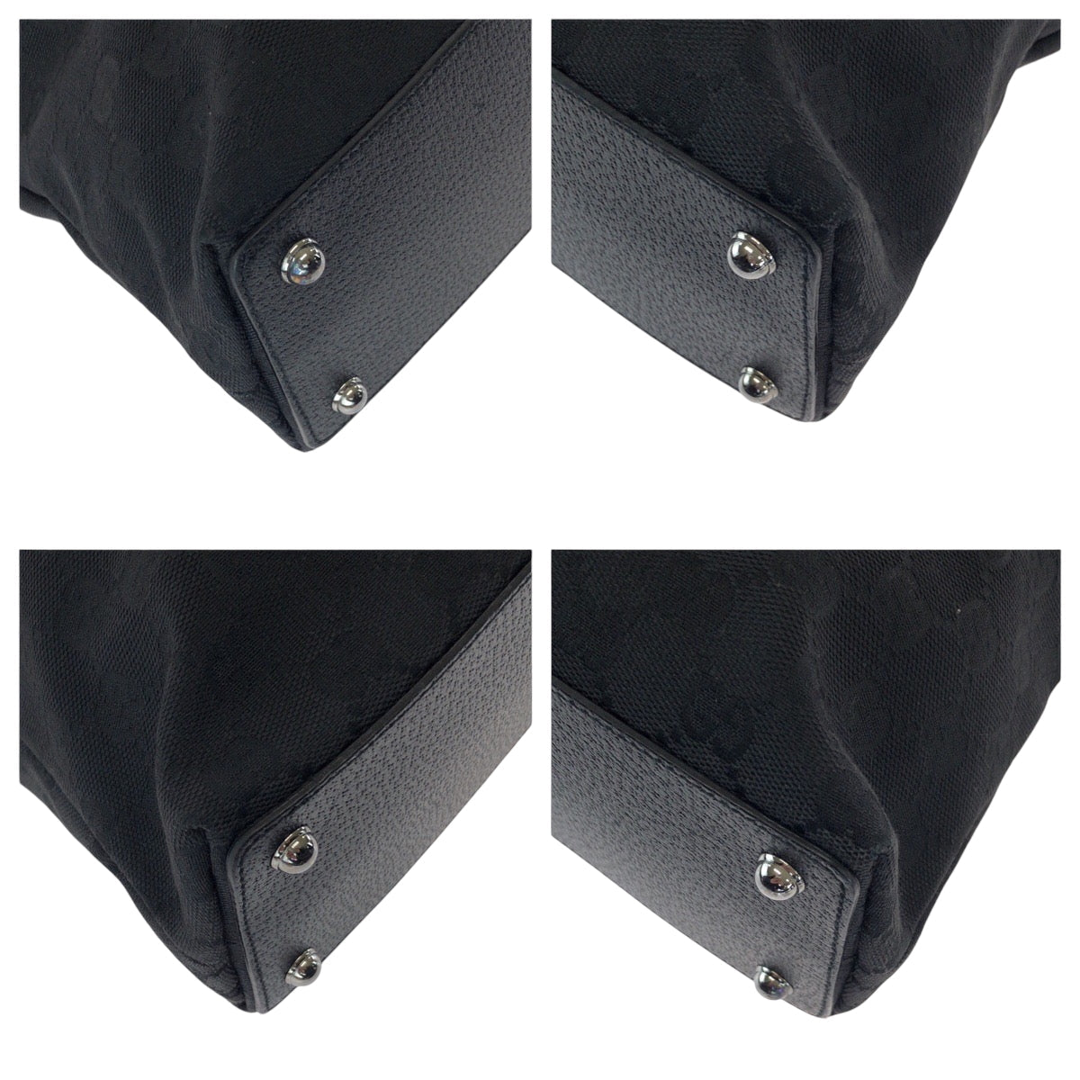 Gucci GG Canvas Black Tote Bag 2