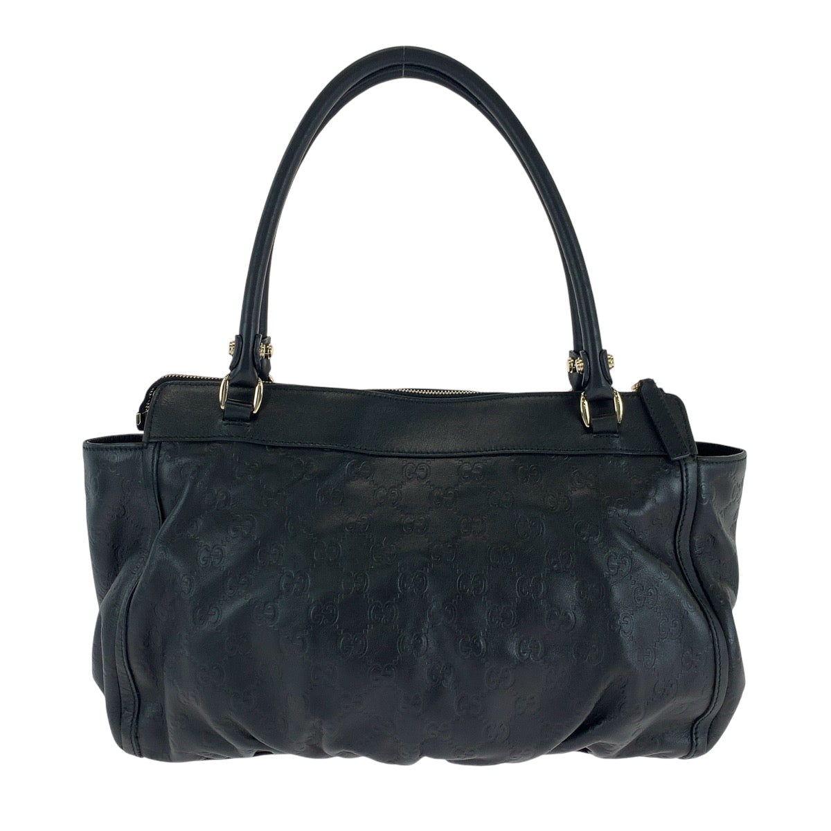 Gucci Abbey Leather Black Tote Bag