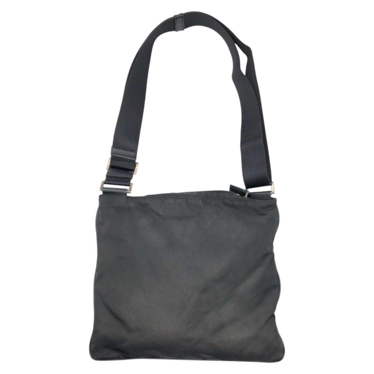 Shoulder Bag Shoulder Bag Unisex Test Triangular Nylon Black Logo Mens