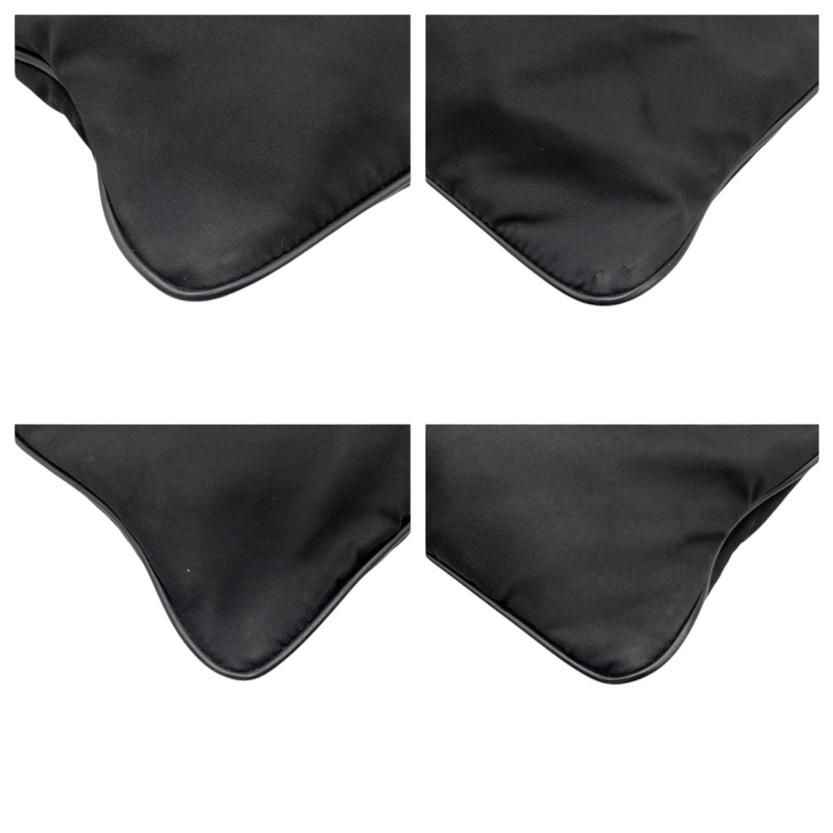Shoulder Bag Shoulder Bag Unisex Test Triangular Nylon Black Logo Mens