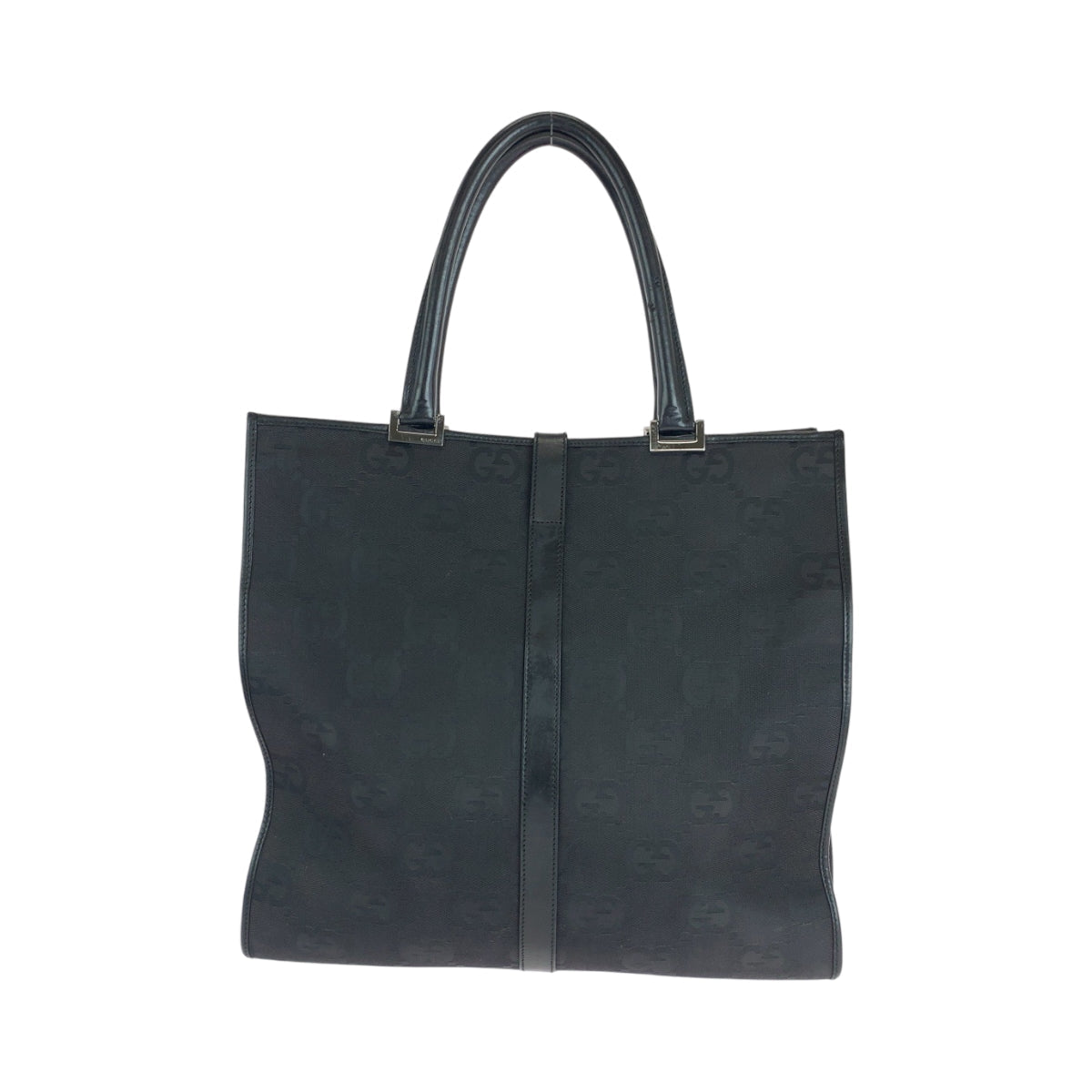 Gucci 002 GG Jackie Canvas Black Tote Bag
