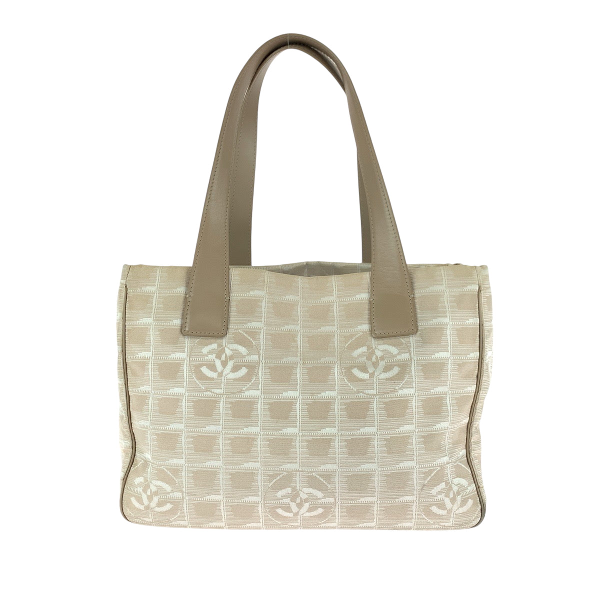 Chanel New line Beige Canvas Travel Bag