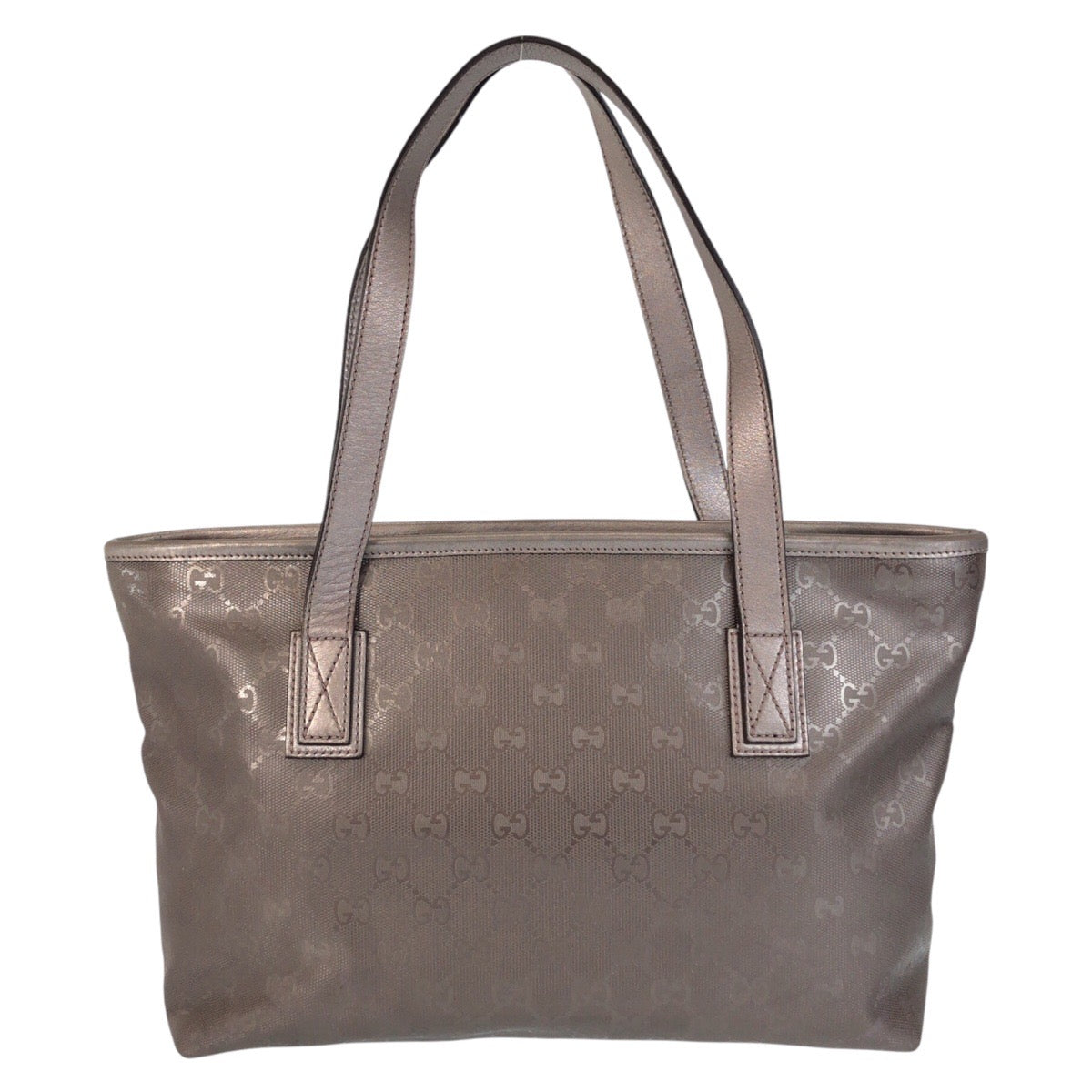 Gucci PVC GG implementation Gray Tote Bag