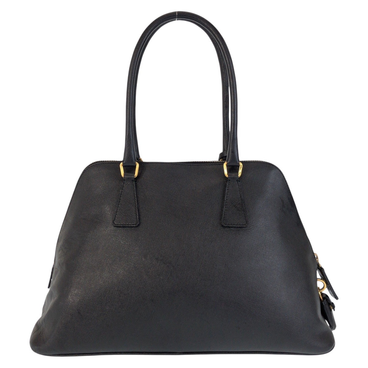 Safiano Leather Black Travel Bag