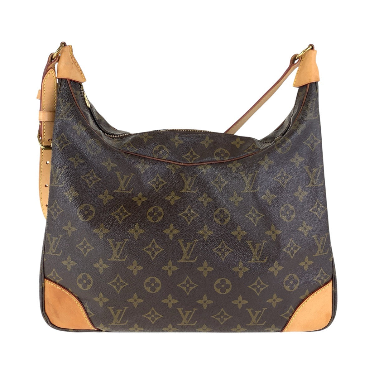 Louis Vuitton M51260 PVC Monogram Brown Gold Shoulder Bag