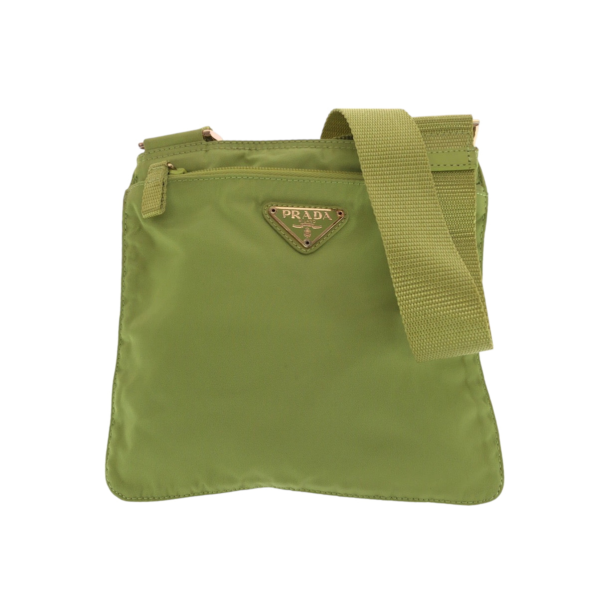 Shoulder Bag Light Metal Shoulder Bag Sacoche Nylon Green