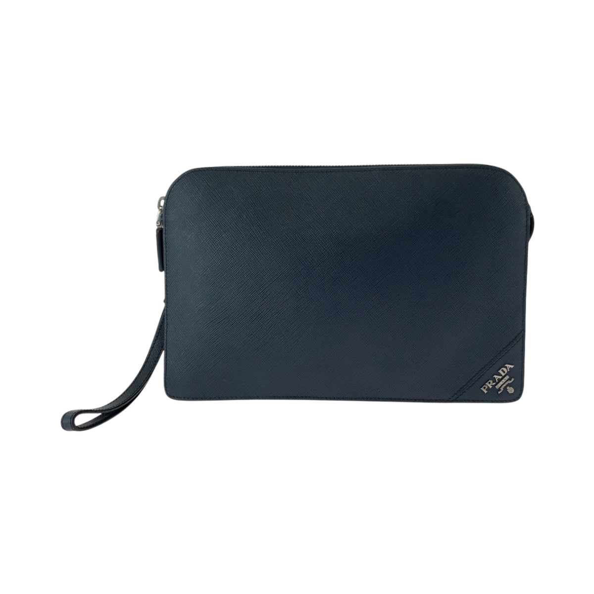 Clutch Bag Navy Silvermetal Clutch Bag Business Leather