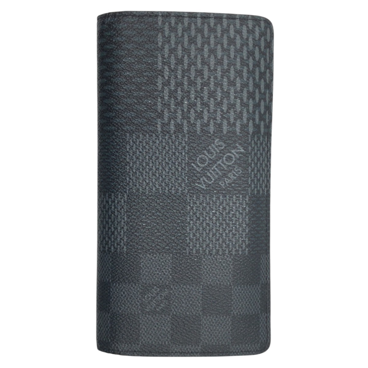 Louis Vuitton Long Purse N60436 PVC Long Black Wallet Case