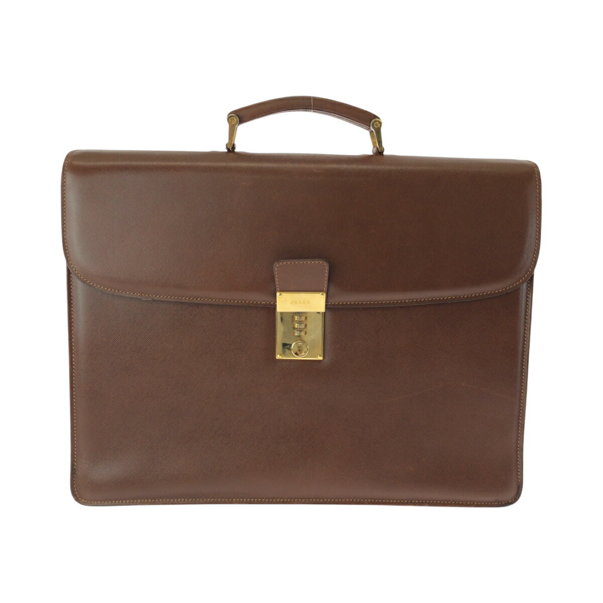 Prada Business Bag Leather Saffiano Travel Bag Business Bag 500907
