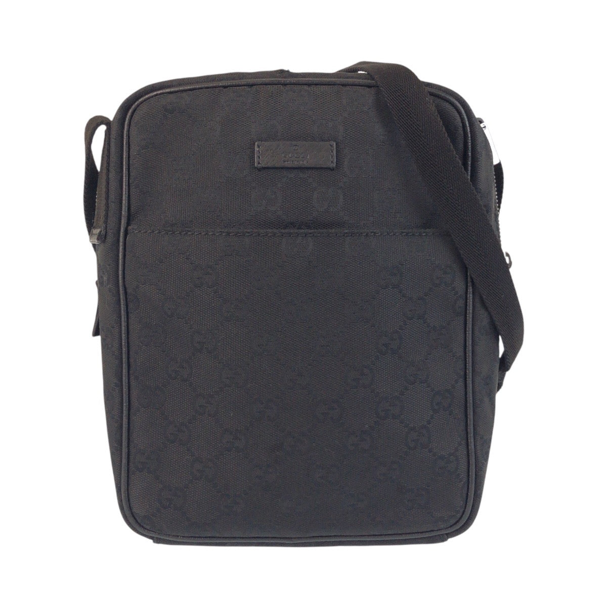 Gucci GG Pochette Unisex Canvas Black Shoulder Bag