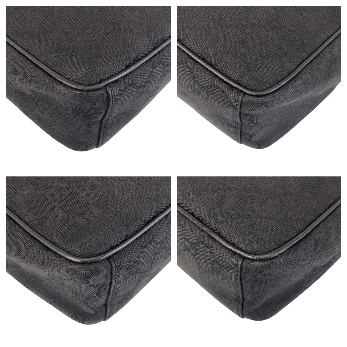 Gucci GG Pochette Unisex Canvas Black Shoulder Bag