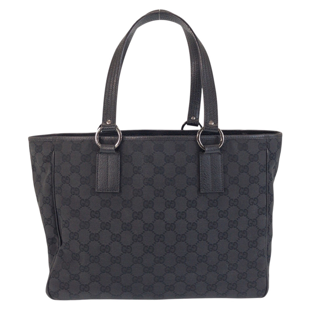 Gucci GG Canvas Black Tote Bag 4