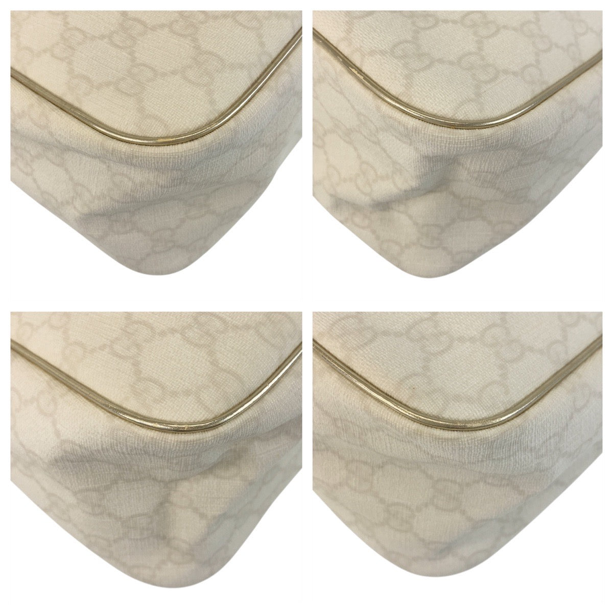 Gucci GG Supreme Canvas White Handbag