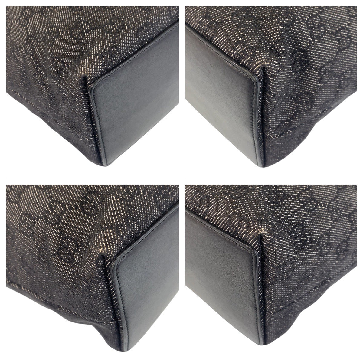 Gucci 2Way Tote Bag Leather Canvas Bag 31243