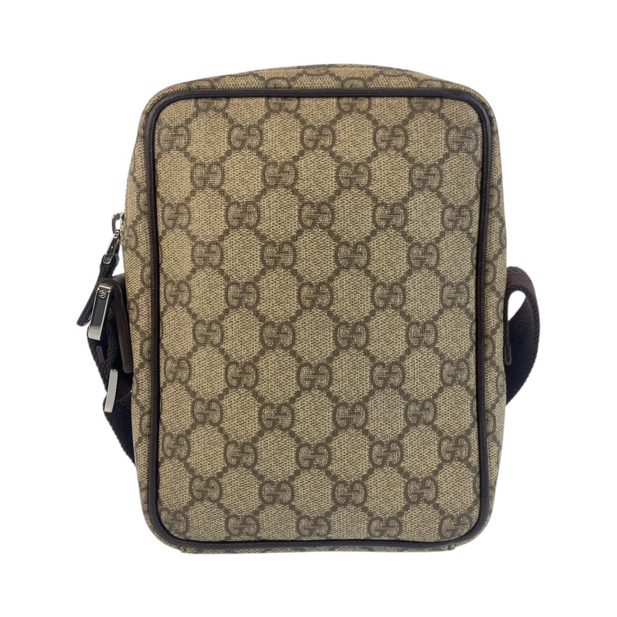 Gucci GG Supreme pochette Canvas Beige Shoulder Bag