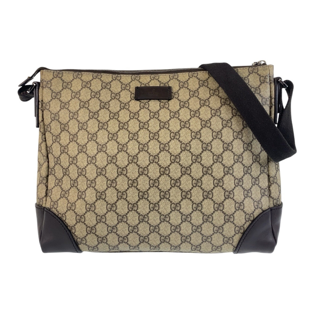 Gucci GG Supreme Canvas Beige Shoulder Bag 2