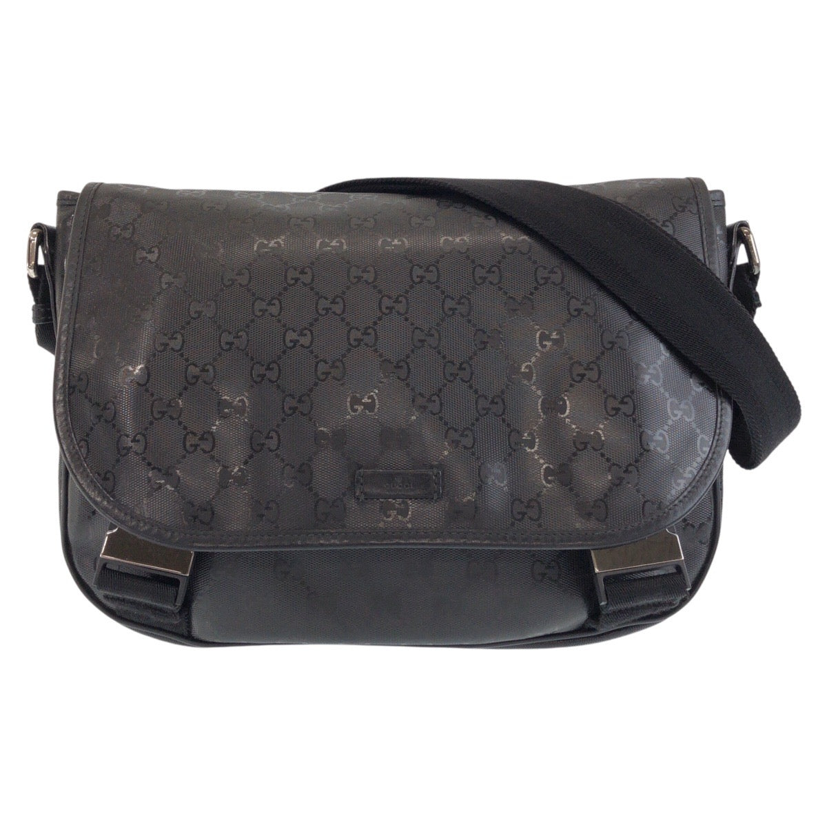 Gucci PVC GG implementation Black Shoulder Bag 2