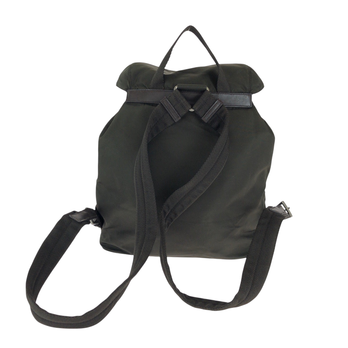 Backpack Khaki Silvermetal Backpack Backpack Test Triangle Nylon Brown
