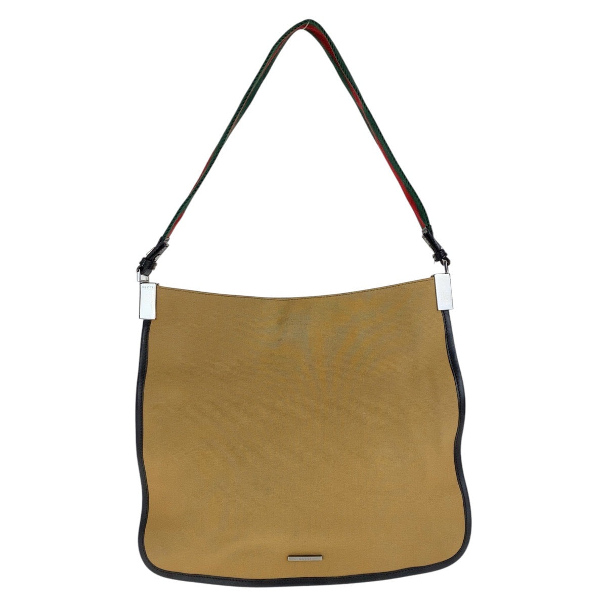 Gucci 001 Sherry line Canvas Beige Shoulder Bag 2