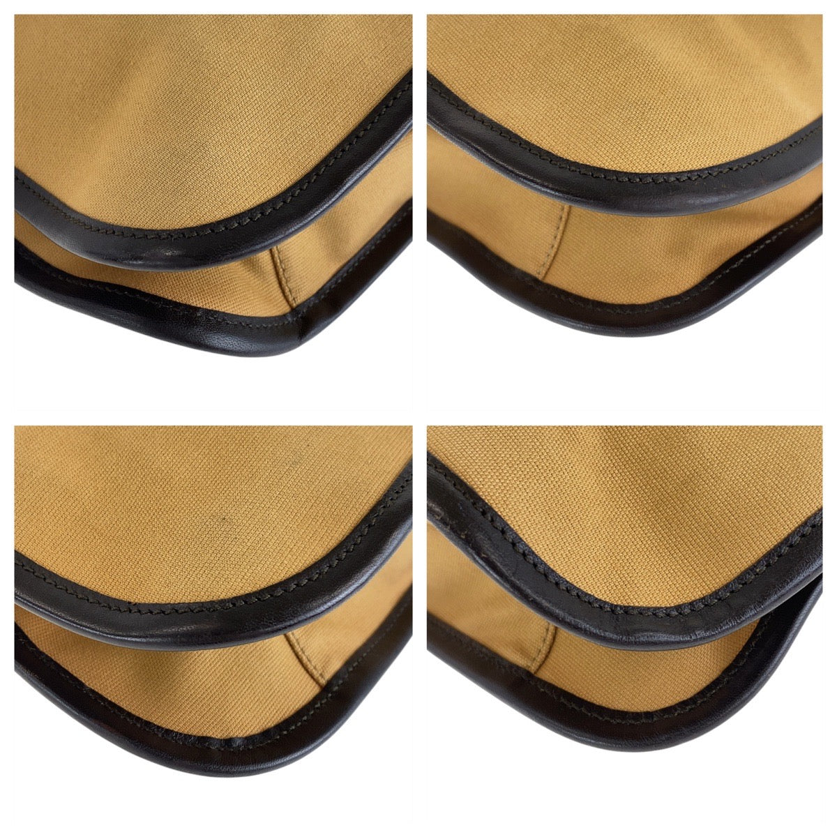 Gucci 001 Sherry line Canvas Beige Shoulder Bag 2