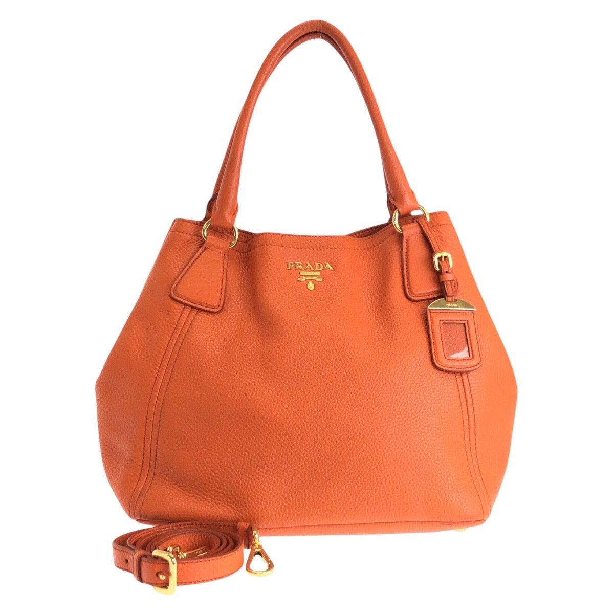 Tote Bag Orange Tote Bag Shoulder Bag Leather