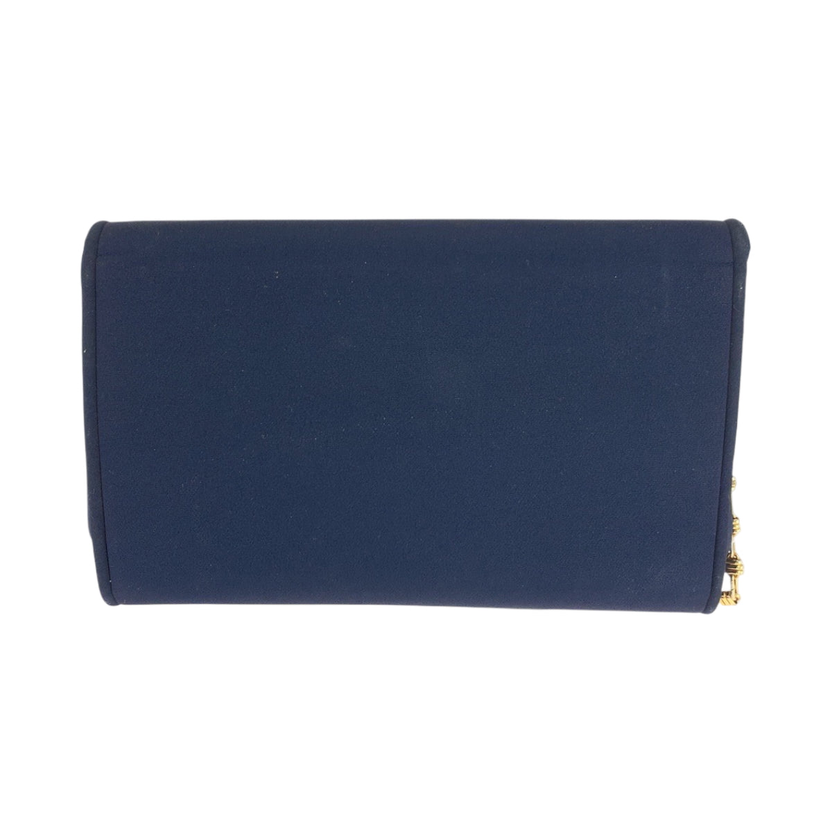 Gucci Metal Old Canvas Gold Navy Shoulder Bag